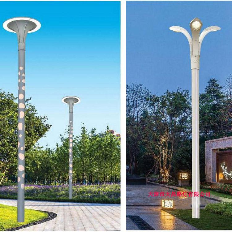 现代4米铝材型LED庭院灯生产厂家